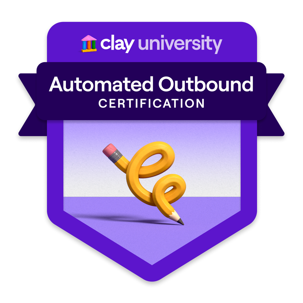 Insignia de la certificación Automated Outbound de Clay University